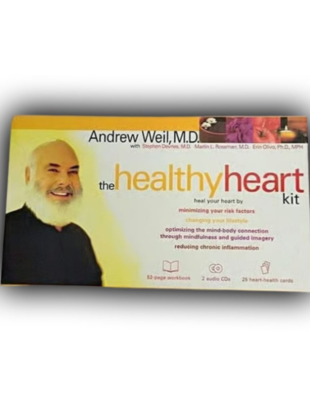 Dr. Andrew Weil 3 Self Help Tool Kits Health/Healing/Happiness/Wellness *NEW*